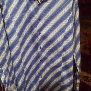 Long Sleeve Slim Fit Printed Shirt